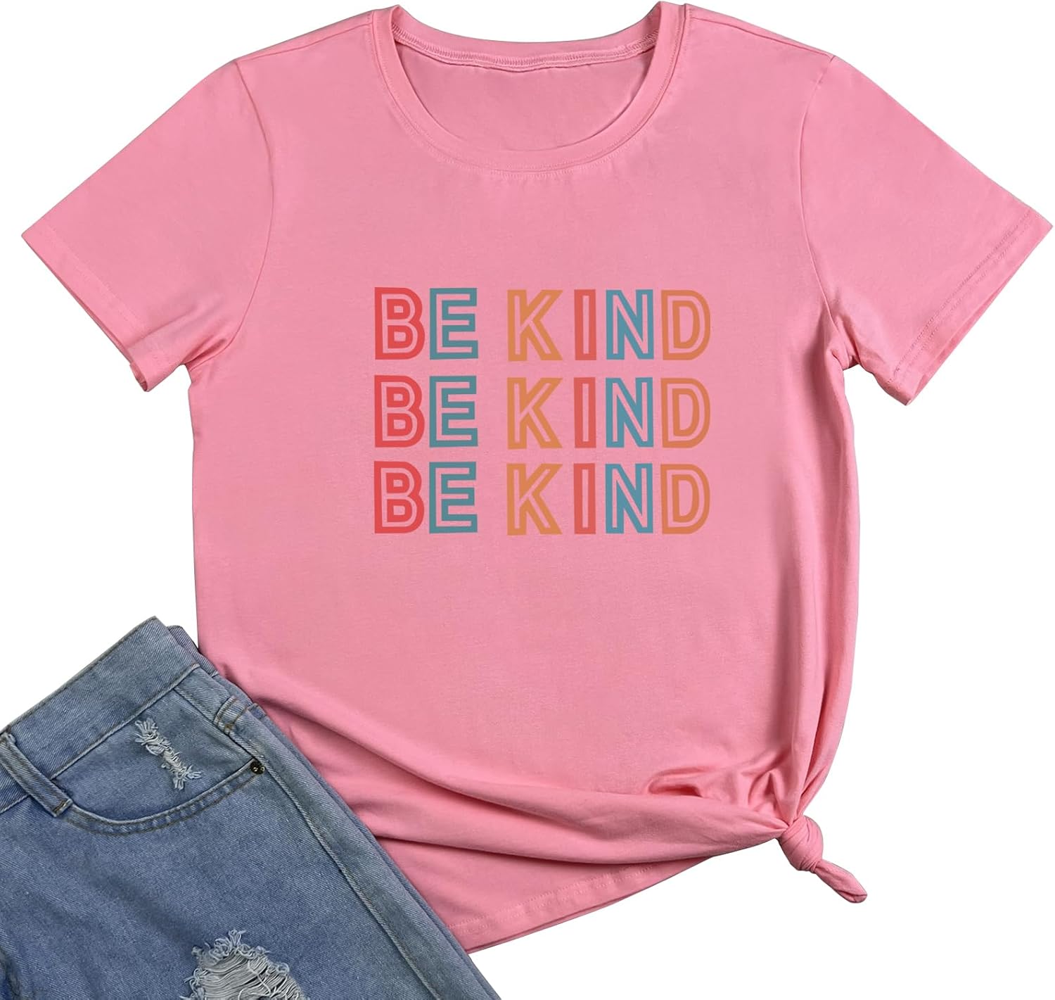 BLACKMYTH Women Cute Graphic T Shirts Short Sleeve Tees