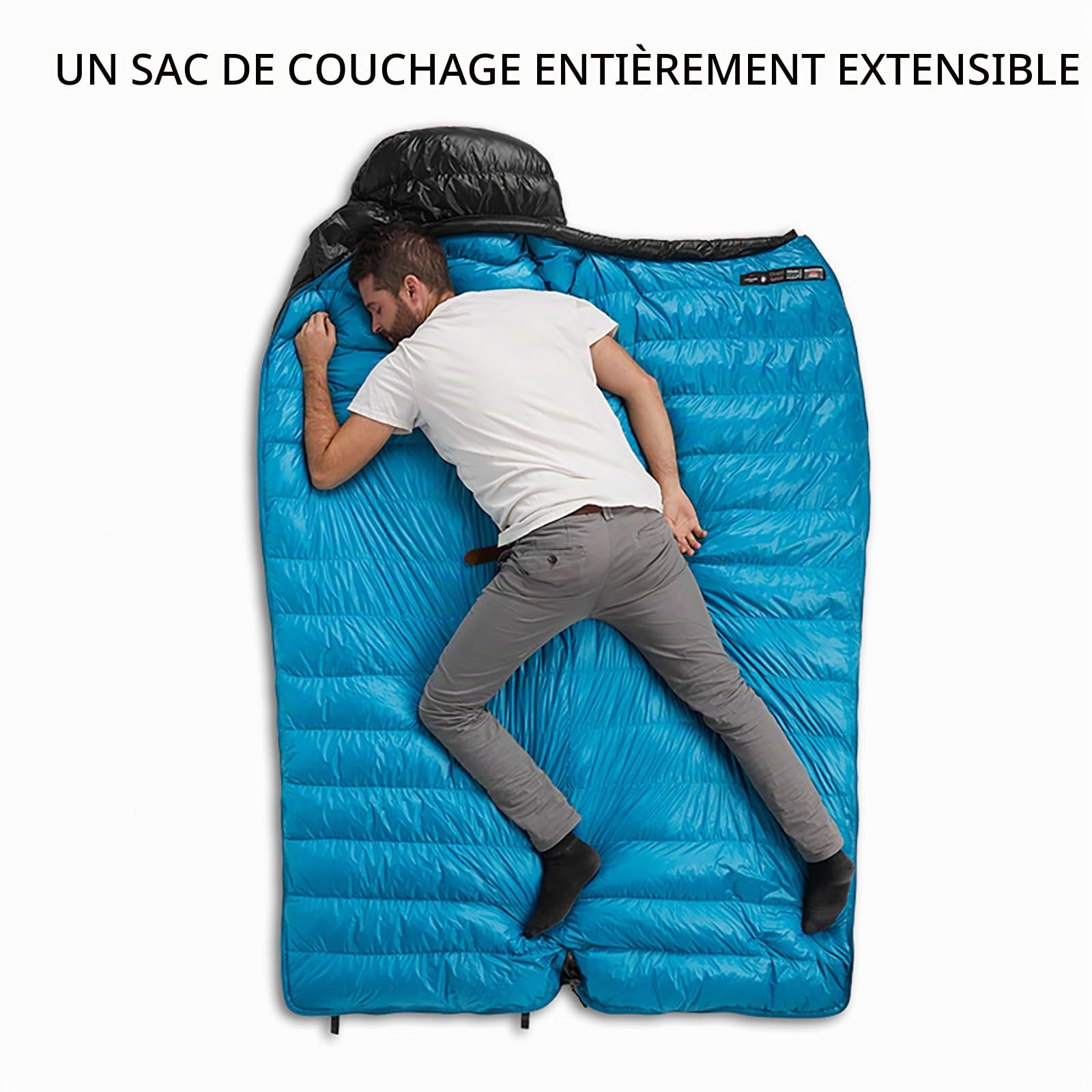 Naturehike Sac de couchage en duvet ultra léger et compact pour adultes et enfants, camping, randonnée et voyage