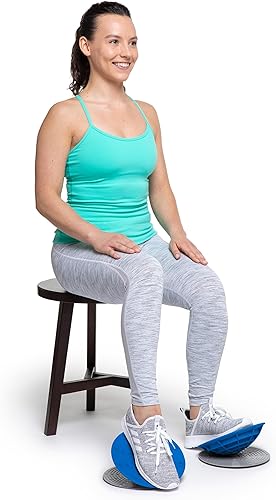 Miniatura 5 de OPTP Dynamic Duo - Entrenadores de equilibrio y estabilidad (par) - Juego de entrenamiento de equilibrio para fuerza central, equipo de