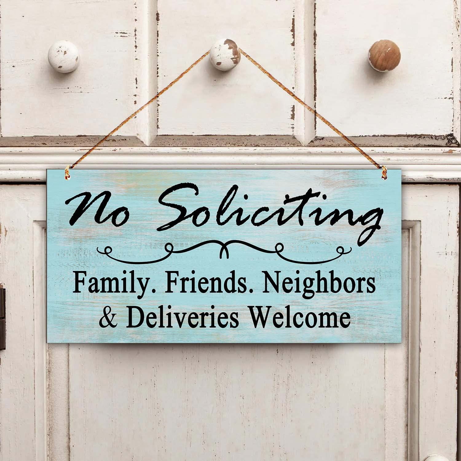 Lustiges Willkommensschild Aus Holz Für Die Haustür | 30,5x15,2 Cm, Rustikaler Bauernhausstil – Perfekt Als Geschenk Oder Deko