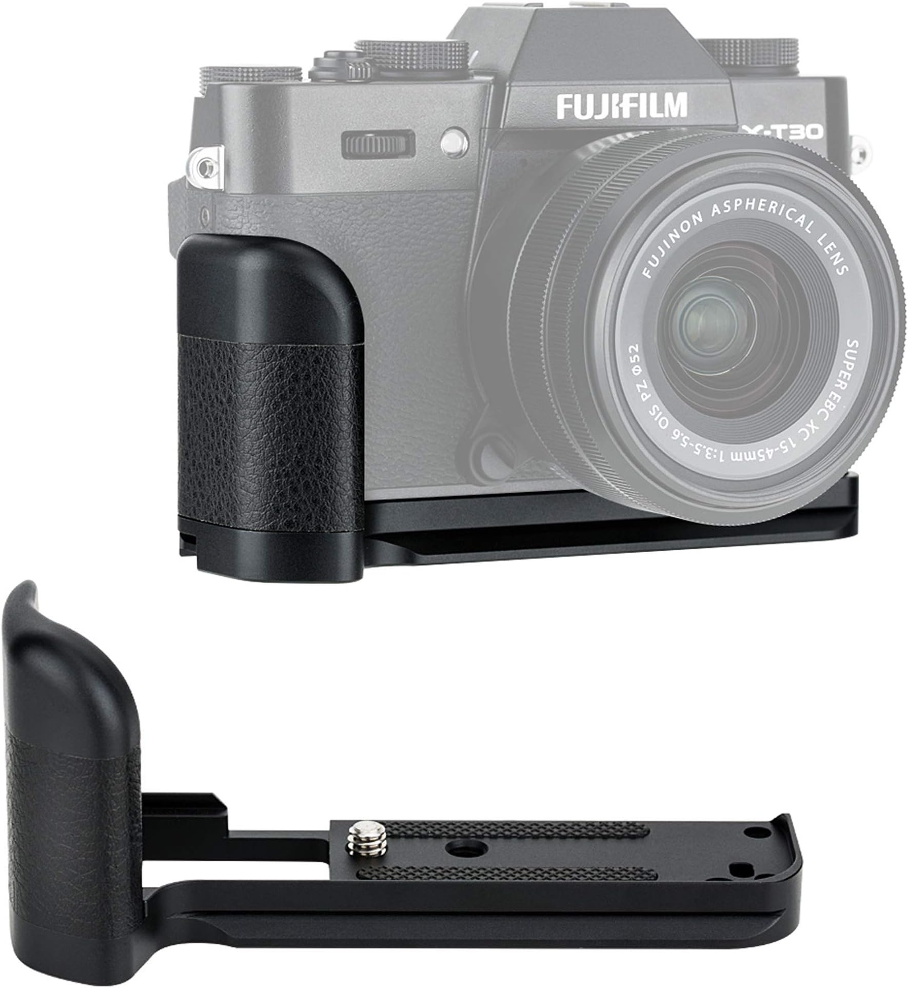 JJC HG-XT30 Aluminium Alloy Hand Grip for Fuji X-T30 X-T20, XT30 Grip, XT20, Fujifilm XT30, Fuji XT30 Hand Grip with Pad Replace MHG-XT30 Grip