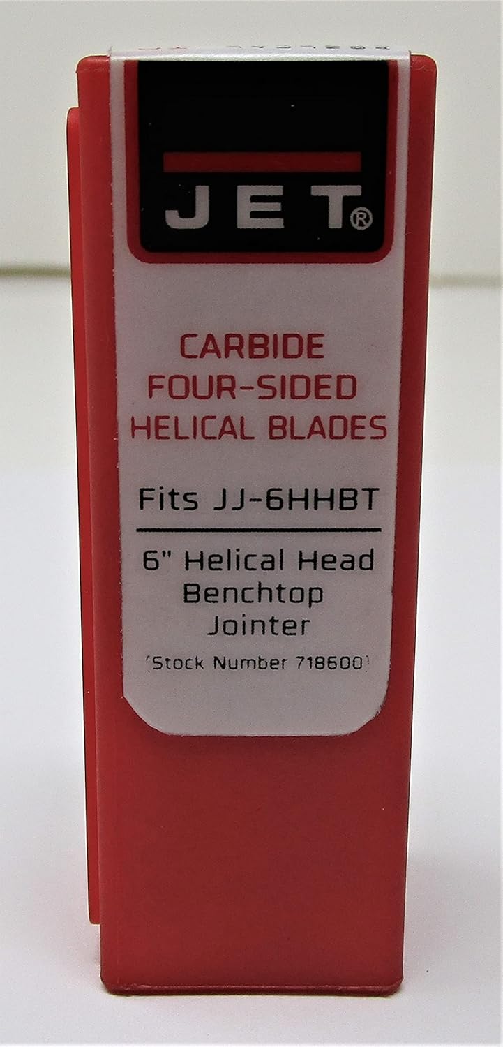 JET Four-Sided Carbide Helical Head Blades (10 Pieces)