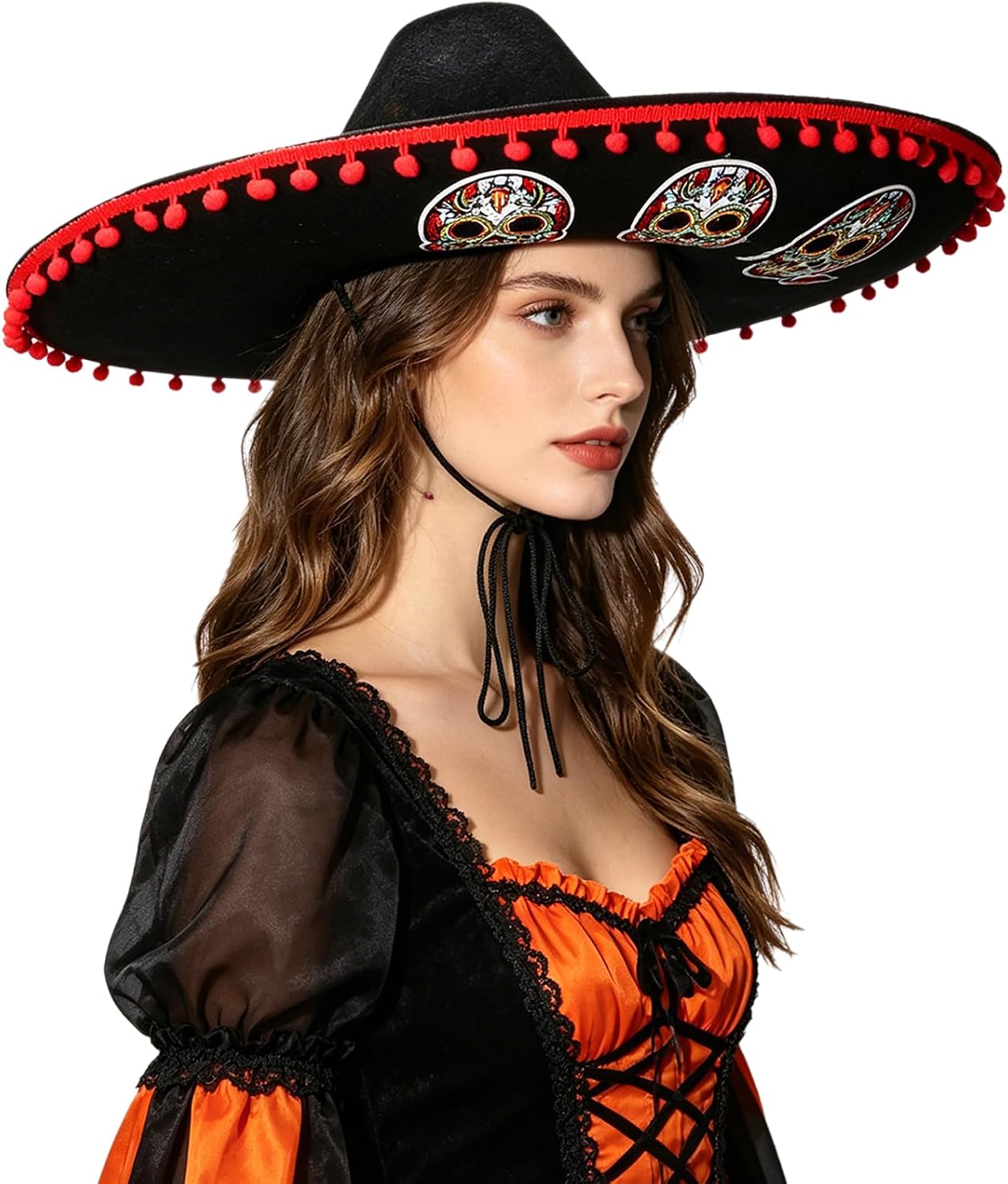 Adult Mexican Mariachi Sombrero Hat Teen Gear Folk Wear | Fun Costumes,Mariachi Sombrero,Mexican Hat,Accessories,Rave Outfit,Traditional Wear,Cosplay Prop,Parade Gear,Unique Pattern