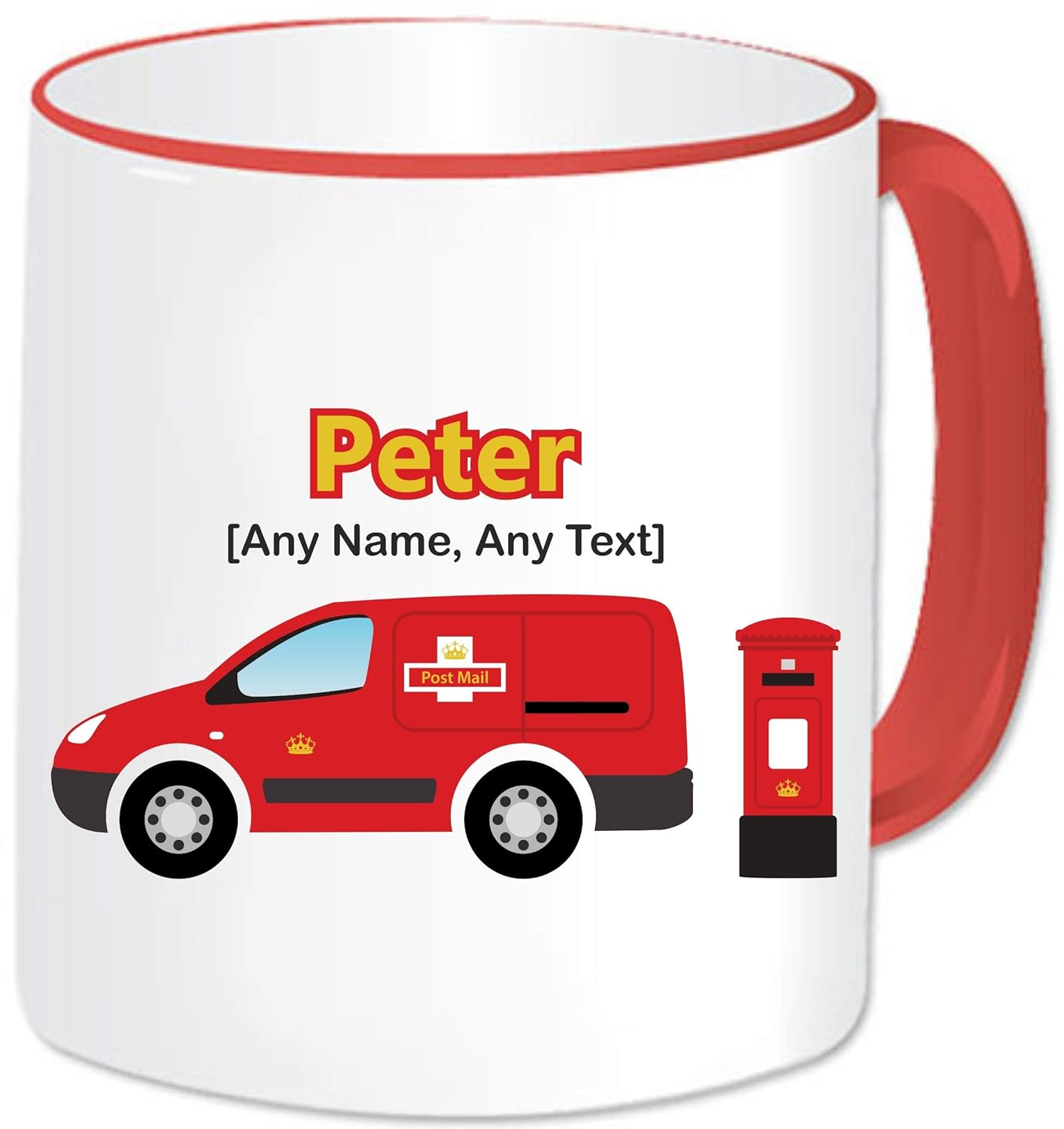Personalised Postman Gifts Post Mail Van Mug Novelty Christmas Birthday Thank You Gifts For
