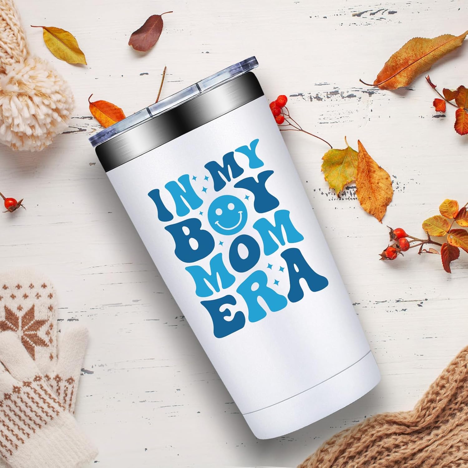 Grifarny Boy Mom Gifts - New Moms Gifts for Women - First Mothers Day Gift for New Moms, Mother, Mama - In My Boy Mom Era Tumbler Mug 20 oz - Image 6