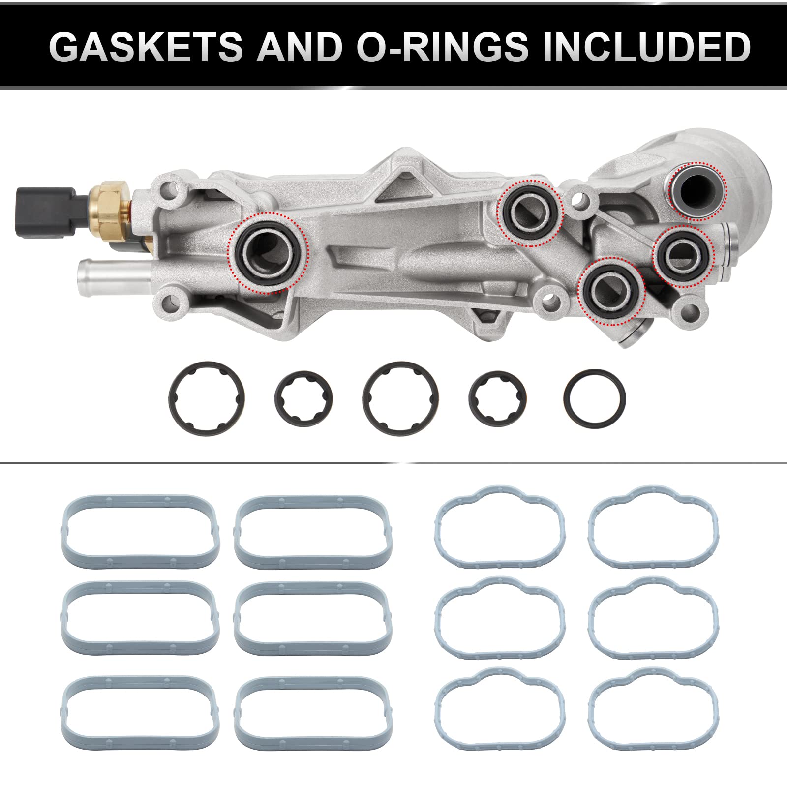 TEMSONE 926959 Upgraed Aluminum Engine Oil Filter