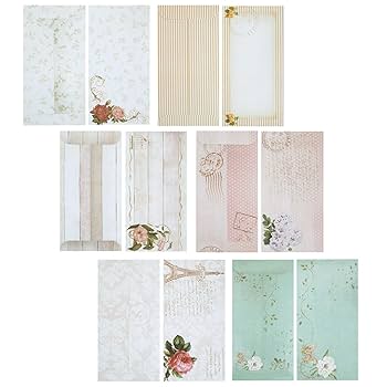 Amazon.com : 90 Piece Vintage Letter Writing Paper Set (60