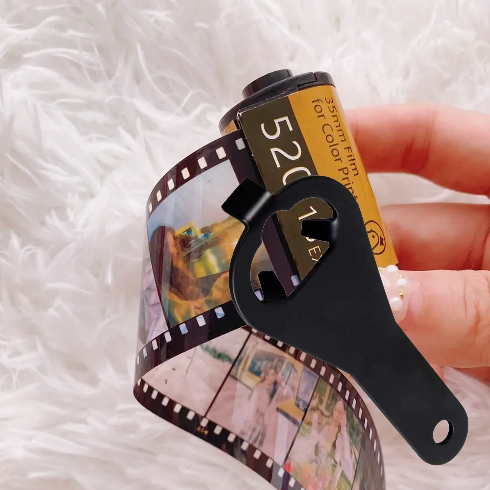 Cassettes de film de 35 mm - Ouvre-cartouche - Accessoires de développement de chambre noire - Outil d'ouverture de film avec poignée ergonomique - Outils de traitement de studio photo