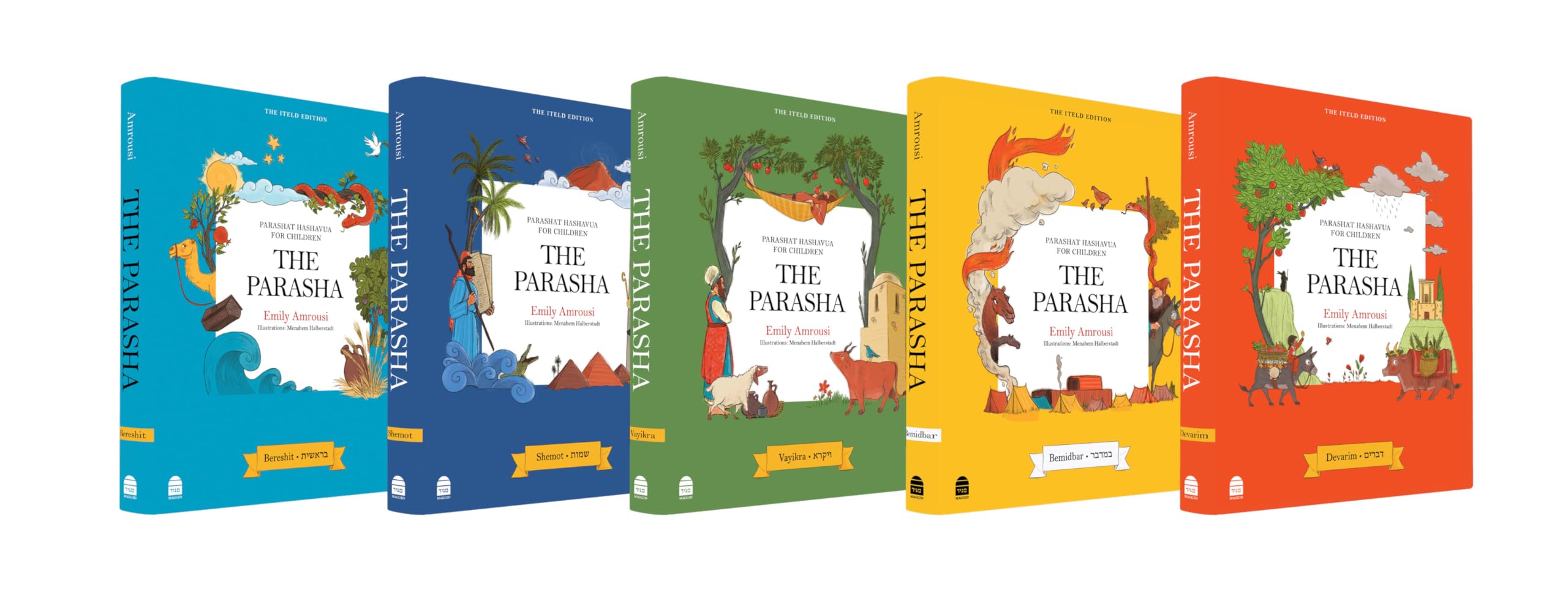 Parashat HaShavua for Children: The Parasha, 5 volume box set