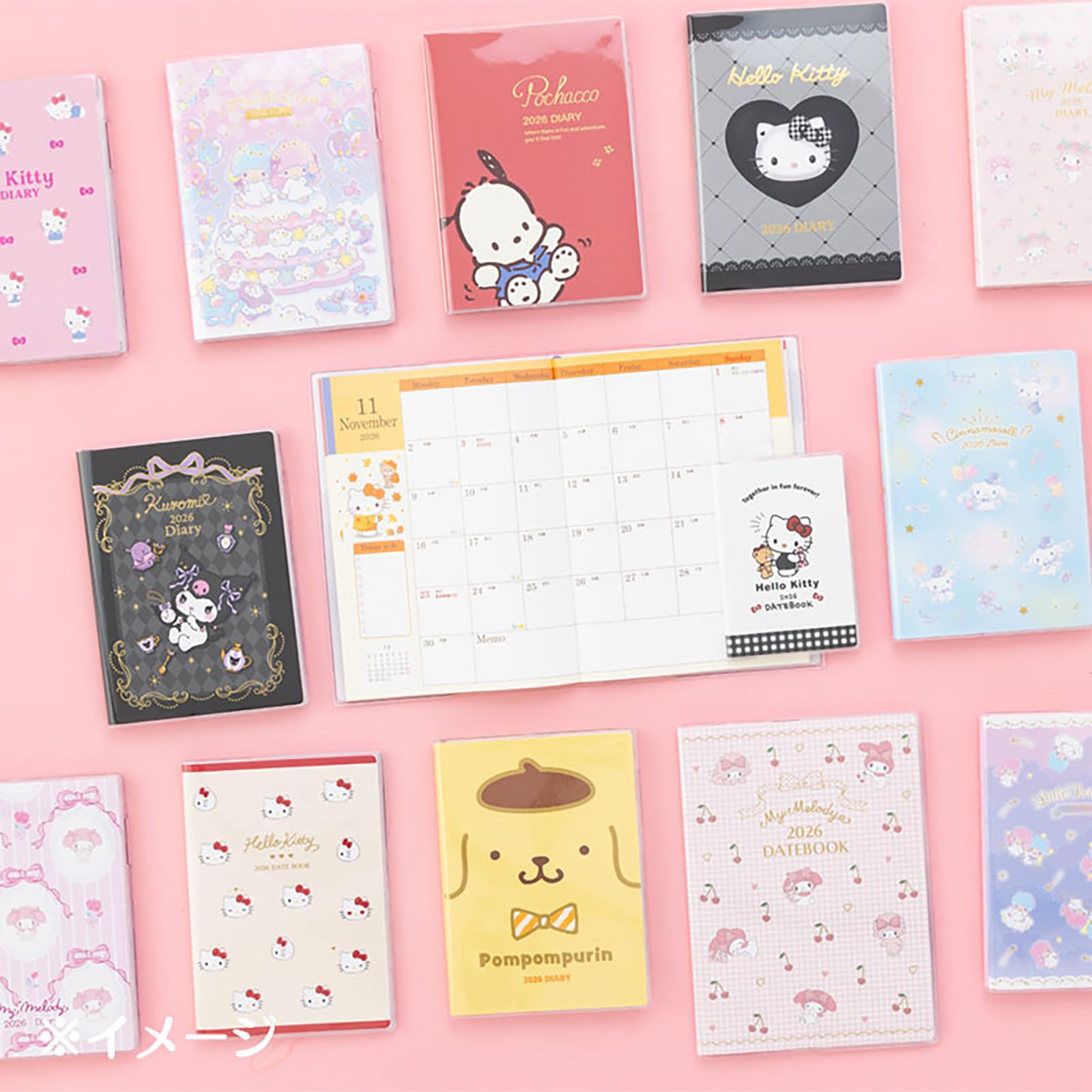 Sanrio Agenda B6 (tipo blocco) 2026 Hello Kitty Paper inizio ottobre planner agenda agenda diario 623393