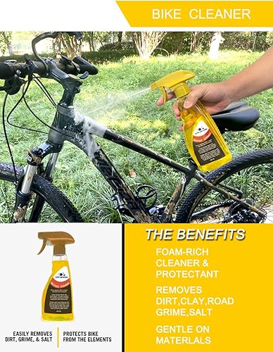 Miniatura 2 de Juego de lubricante y limpiador de aceite para cadena de bicicleta con desengrasante de bicicleta, lubricante húmedo, limpiador de cadena,