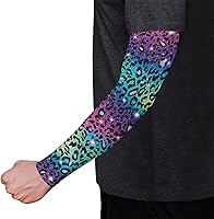 Vista 11 de CLOHOMIN Mangas para brazos, protección solar, mangas de compresión, cubierta de tatuaje para mujeres y hombres, manga deportiva atlética refrescante
