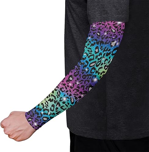 Vista 11 de CLOHOMIN Mangas para brazos, protección solar, mangas de compresión, cubierta de tatuaje para mujeres y hombres, manga deportiva atlética refrescante
