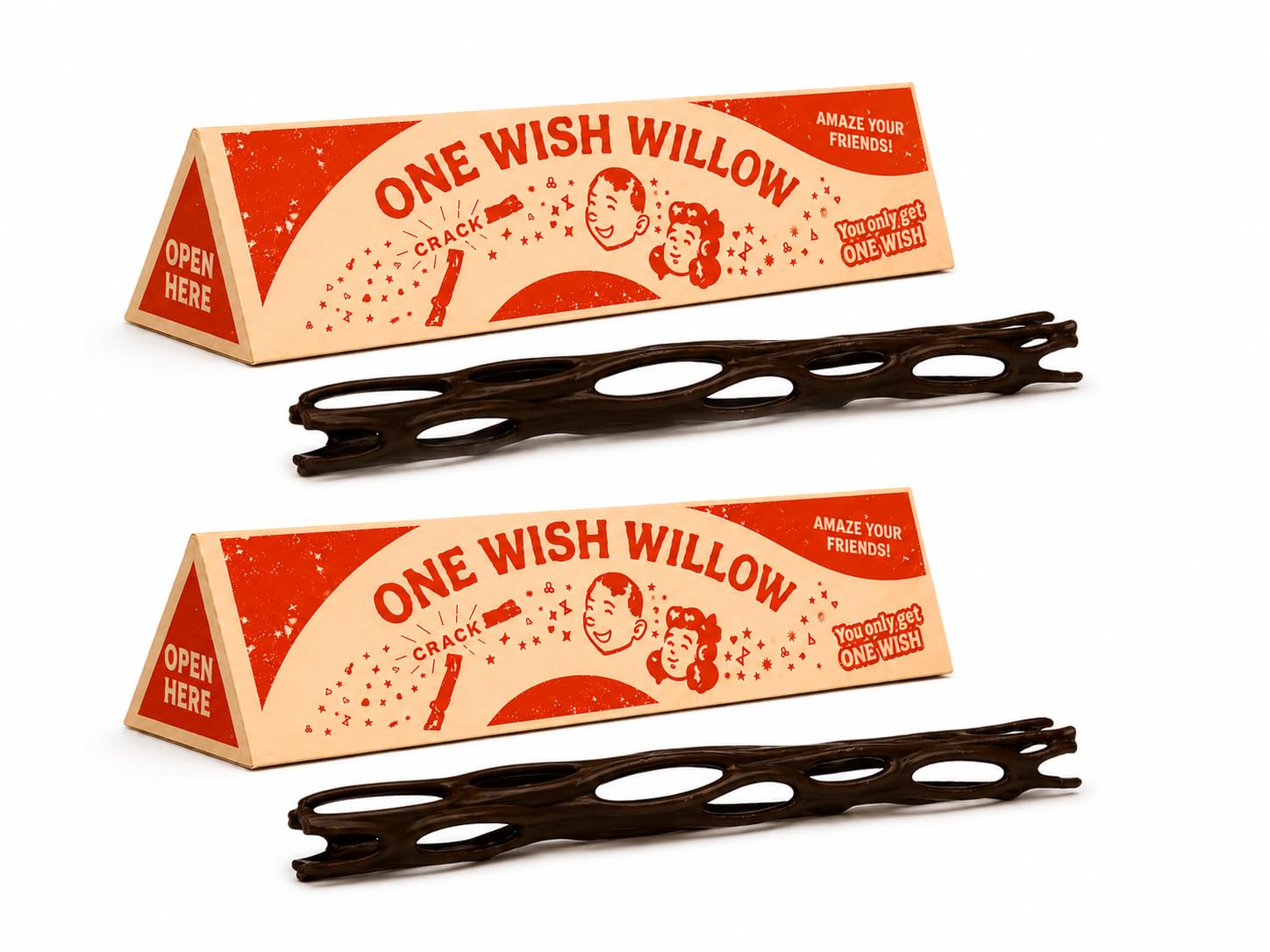 Genérico Wish One Pack 2 Einheiten | Willow des Wunsches Sammelstück | Wunschzweig mit Hartbox | Originelles Geschenk für Fans und Sammler | Zweig zum Wünschen von Obsesion