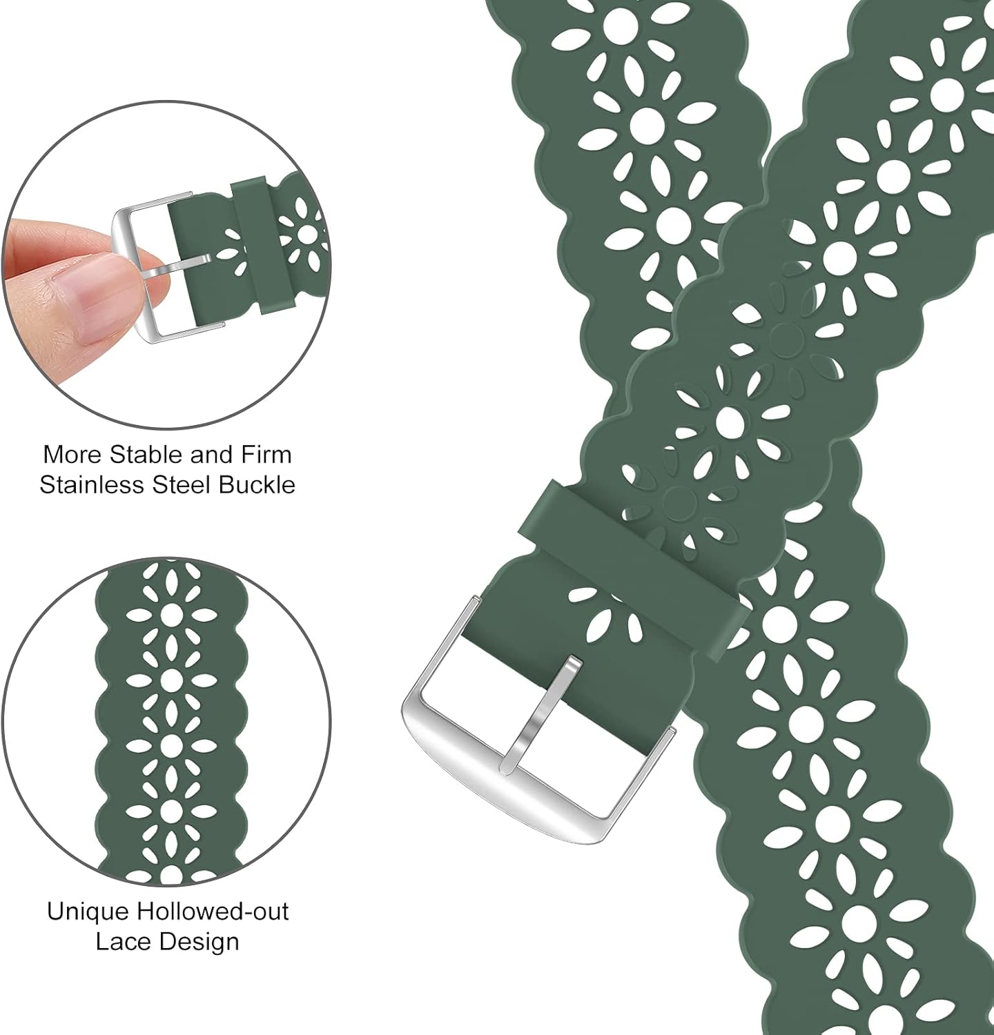YAXIN Compatible Hollowed out Scalloped Replacement Image