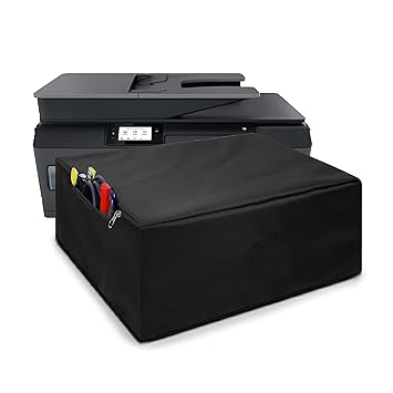 Alifiya Dust Proof Washable Printer Cover for HP Smart Tank 530 Wireless All-in-One Color - Black