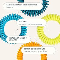 Vista 4 de Repelente Natural de mosquito pulseras 10pk 20pk 50pk, Paquete de 10, Colores Variados