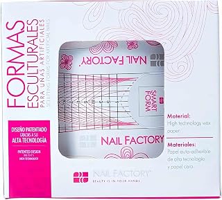 Nail Factory Smart Form Package with 300 pcs Sculpting Nail Forms for Almond Shapes Salon Quality Results Ideal for Professionals