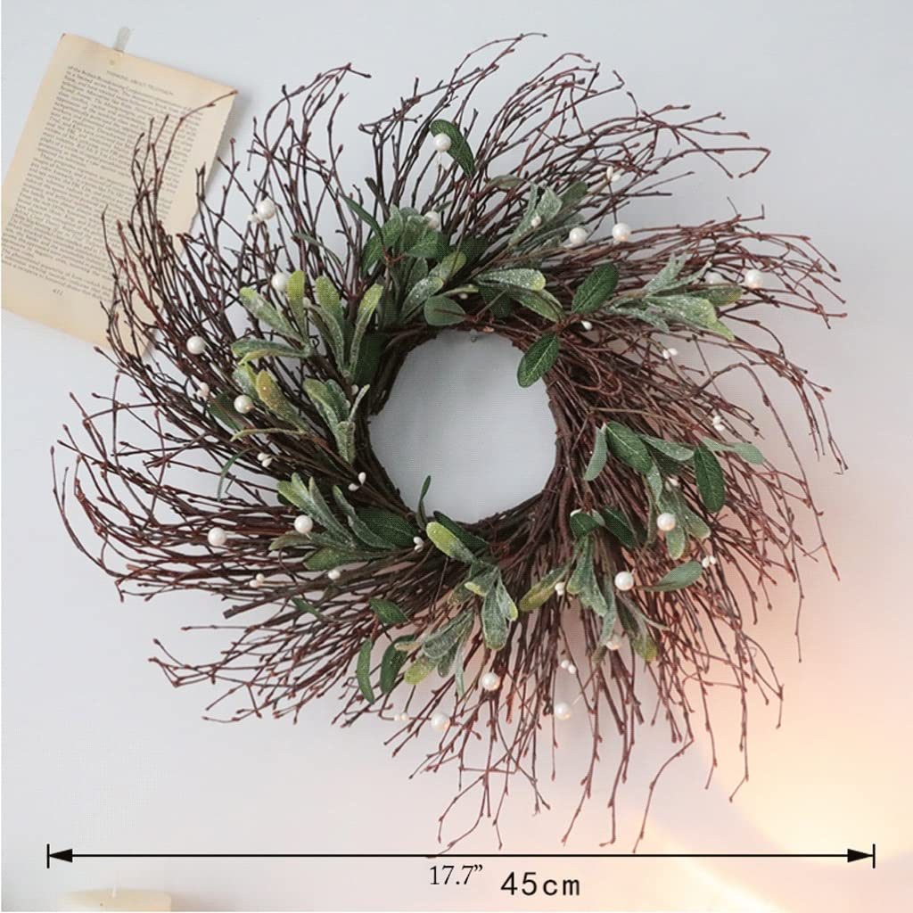 Amazon.co.jp: クリスマスリース 玄関ドア用 クリスマスリース45cm