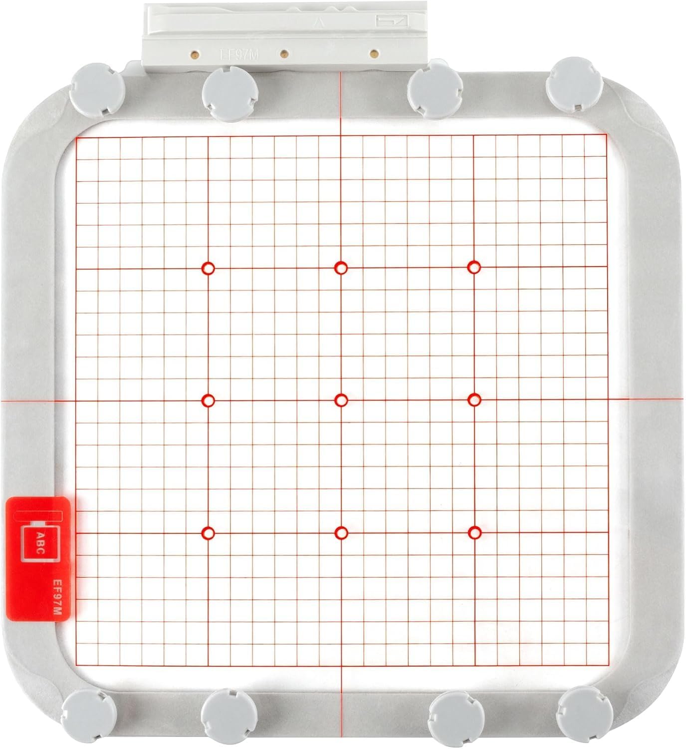 Sew Tech Metal Magnetic Embroidery Hoop for Brother Luminaire Innovis XP1 XV8500D Babylock Solaris Meridian Destiny Destiny Ⅱ Solaris Vision Solaris 2 (9.5"x9.5", EF97M)