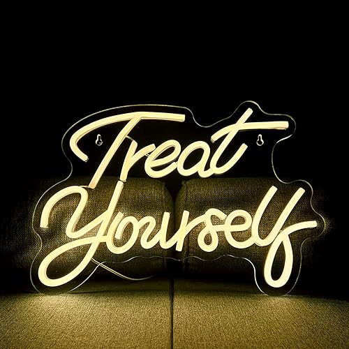 Qykokok Letreros de neón con texto en inglés "You got this neón", luz LED de neón blanca cálida para decoración de pared, decoración de pared para