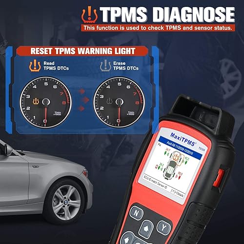 Miniatura 7 de Autel MaxiTPMS TS508 TPMS Herramienta de relearn, actualización 2023 de TS501, TS408, TS401, activarrelearn todos los sensores, programa MX-Sensors