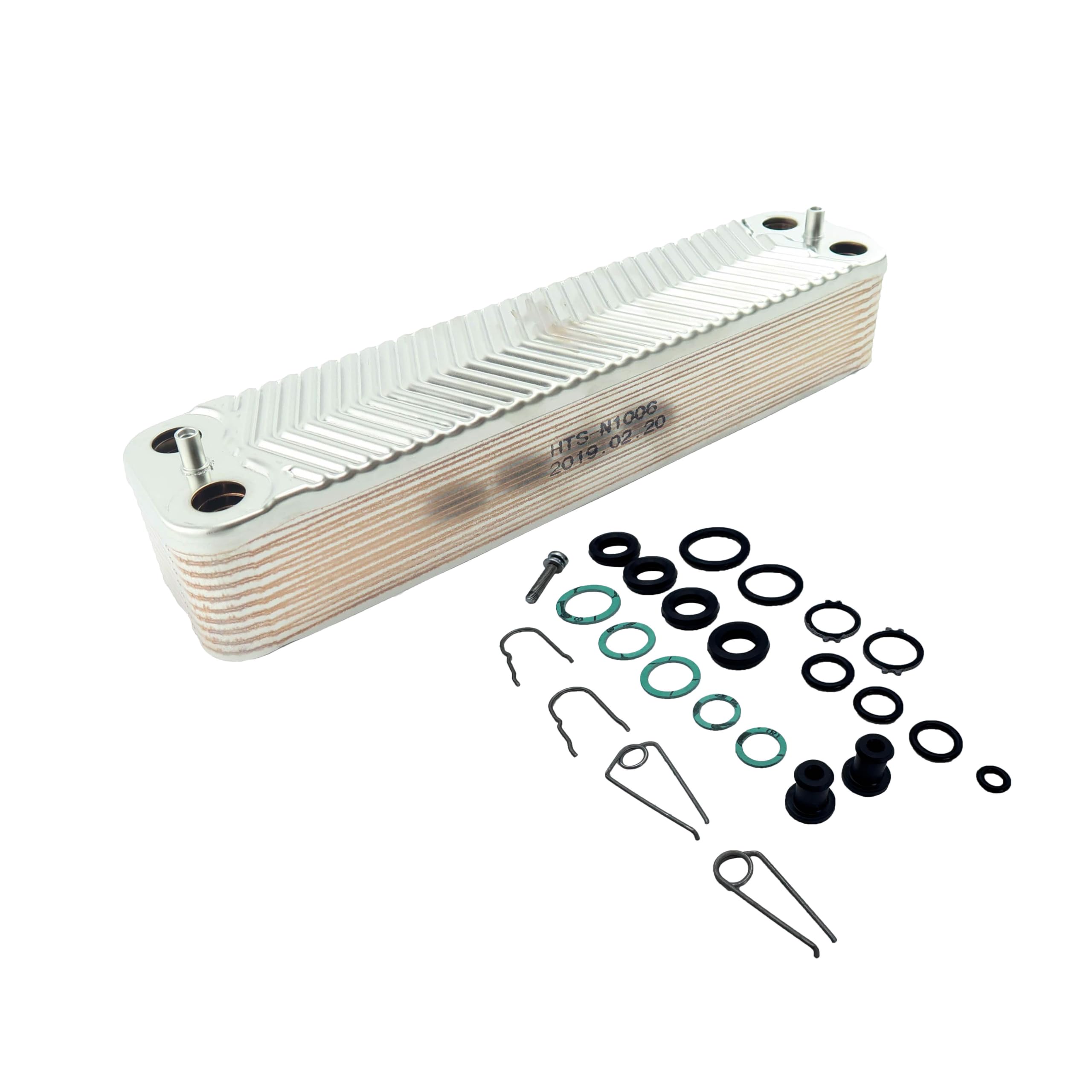 Hts Multicolour - Worcester Boiler Plate Heat Exchanger (Phe) (20 Pl) 87161082120 + Repair Kit