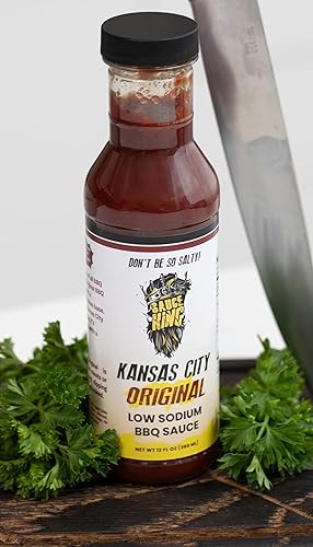 Sauce King Kansas City Classic - Salsa de barbacoa baja en sodio