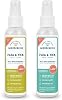 Wondercide - Spray para pulgas, garrapatas y mosquitos - 4 oz - Limoncillo y Cedro | Para perros, gatos y hogar - Elimina, controla, previene y trata pulgas y garrapatas - con aceites esenciales naturales - Paquete de 2 1