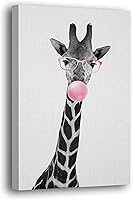 Vista 24 de SpiritualHands Animales Soplando Bubble Gum Wandkunst für Bauernhaus Badezimmer Dekor, Bubble Gum Tier Wandkunst