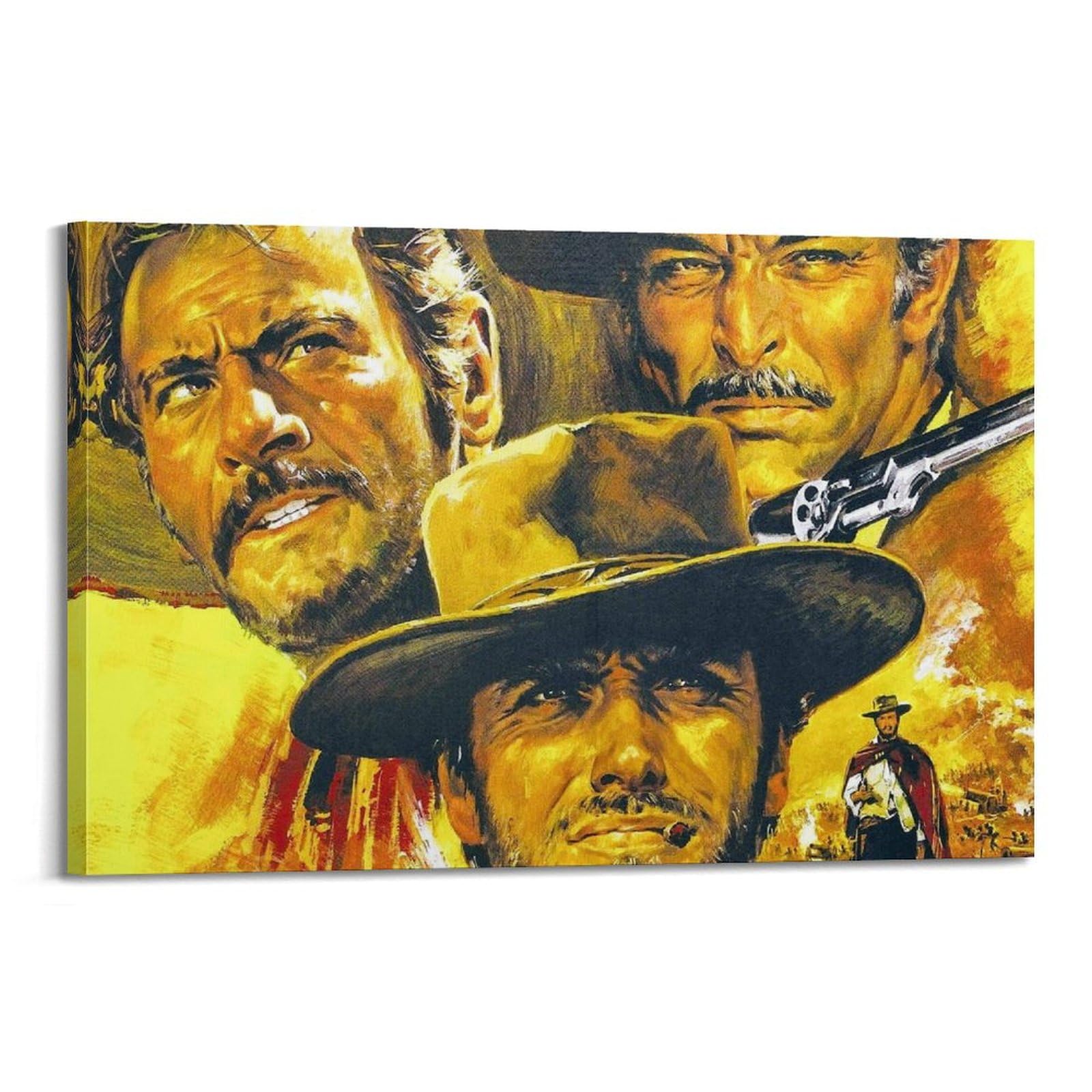 The Good, The Bad And The Ugly Movie Poster - 24x36 Inch Glossy Film Print