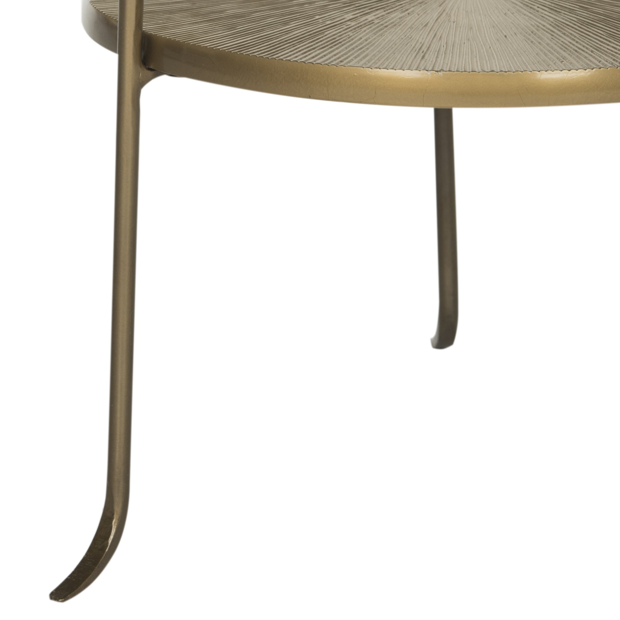 Safavieh Morton tavolino, metallo, ottone