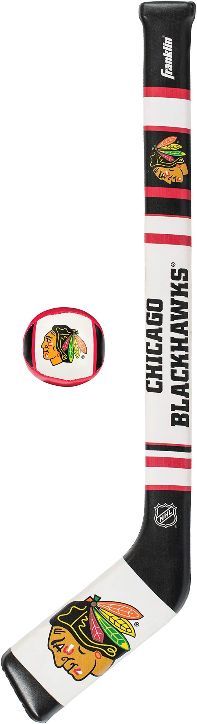 NHL Team Mini Soft Hockey Stick Set - NHL Team Soft Foam Mini Hockey Stick and Ball - Great Toy for Kids