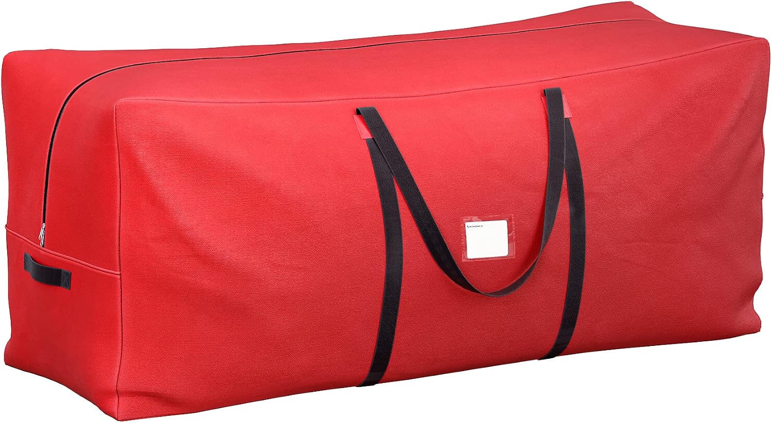 SONGMICS Christmas Tree Storage Bag, Tree Storage Container, up to 7.5 ft, Tree Holder Bag, Wear-Resistant 600D Oxford Fabric, Lightweight, Thick Handles, Red URXS003R03