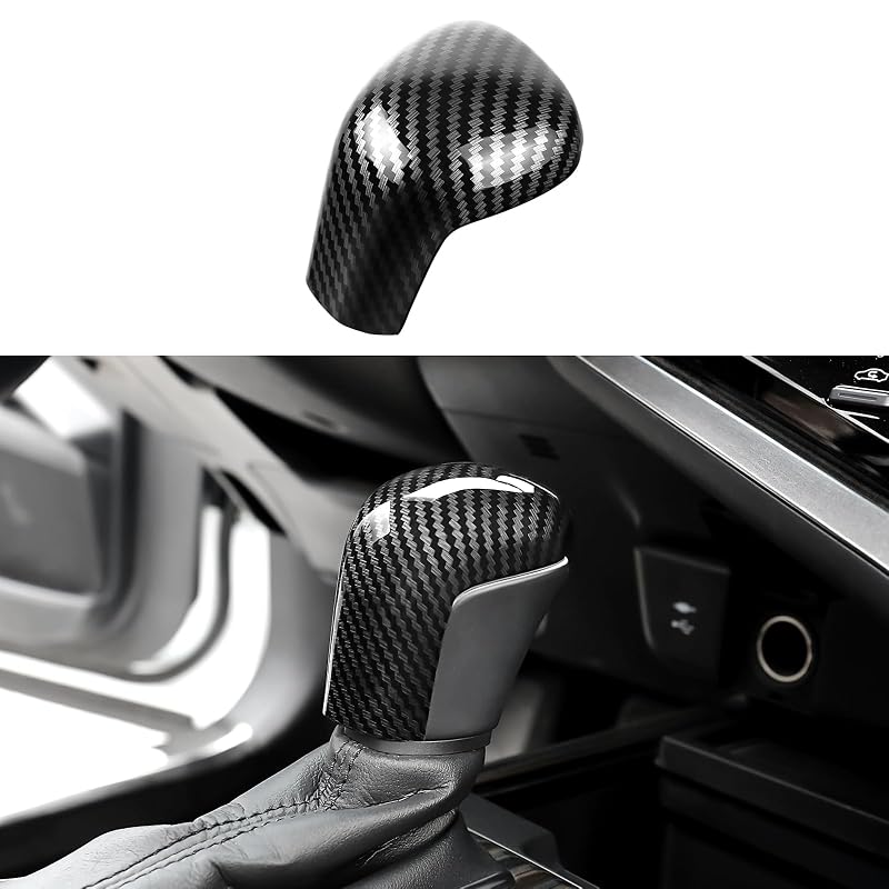 Capa para Manopla de Câmbio em ABS com Acabamento Fibra de Carbono Compatível com Toyota Camry 2018–2026 e Corolla/Avalon 2019–2026 Bercicci
