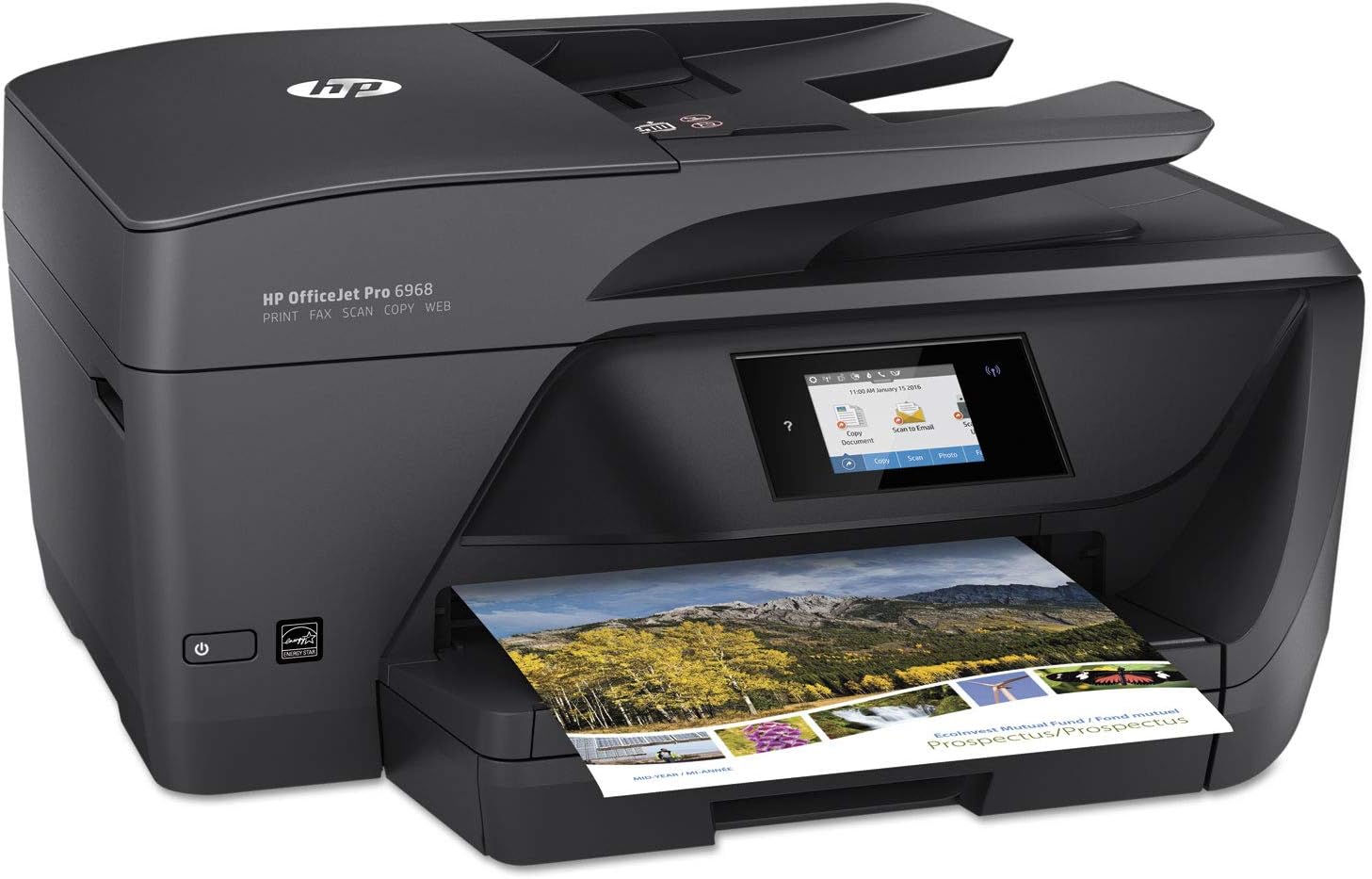 OfficeJet Pro 6968 All-in-One Wireless Printer, Instant Ink or Amazon Dash Replenishment Ready (T0F28A)