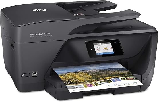 HP OfficeJet Pro 6968 All-in-One Wireless Printer, Instant Ink or Amazon Dash Replenishment Ready T0F28A
