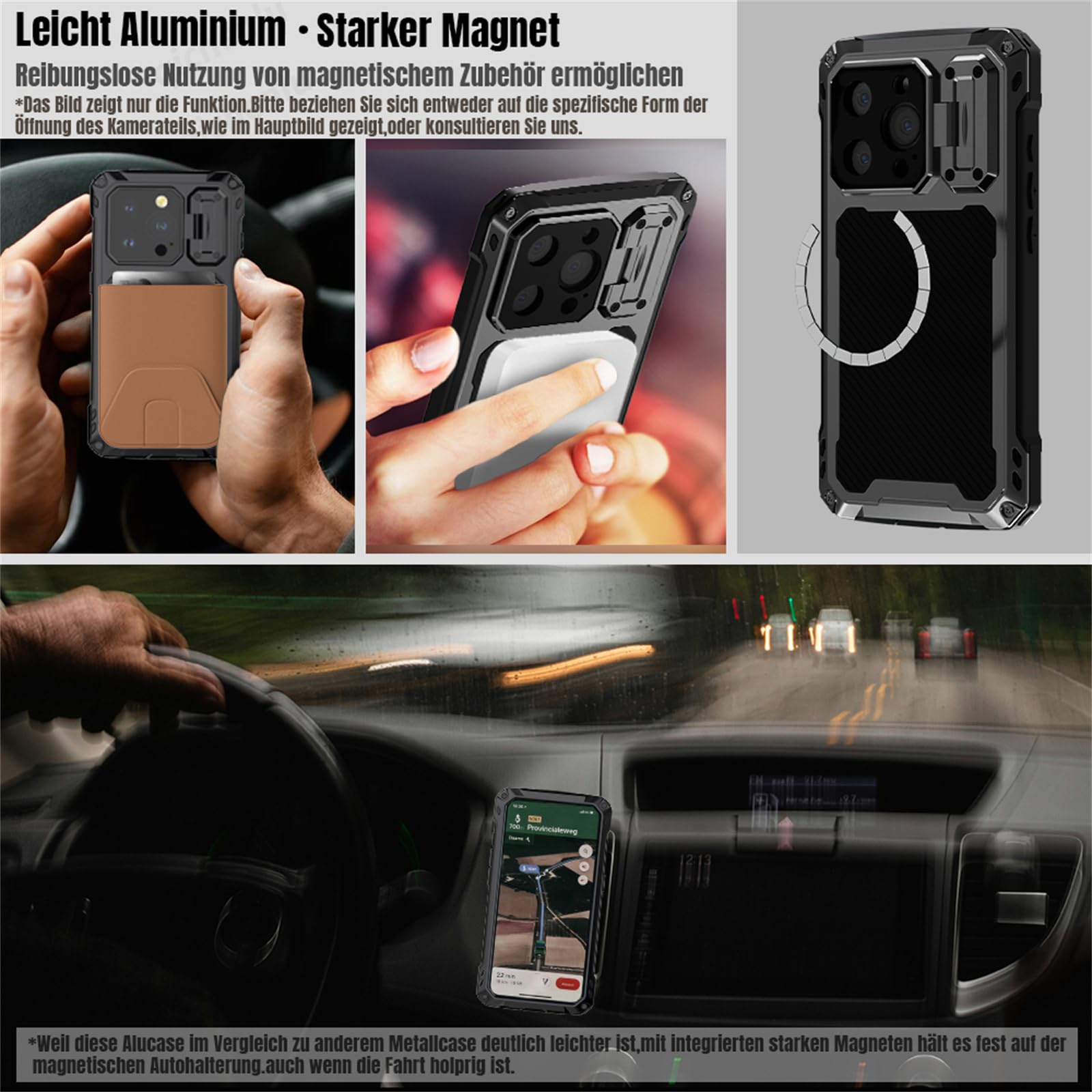 Qichenlu Ultra Lightweight Aluminum Case Compatible With IPhone 14 Pro - View #11