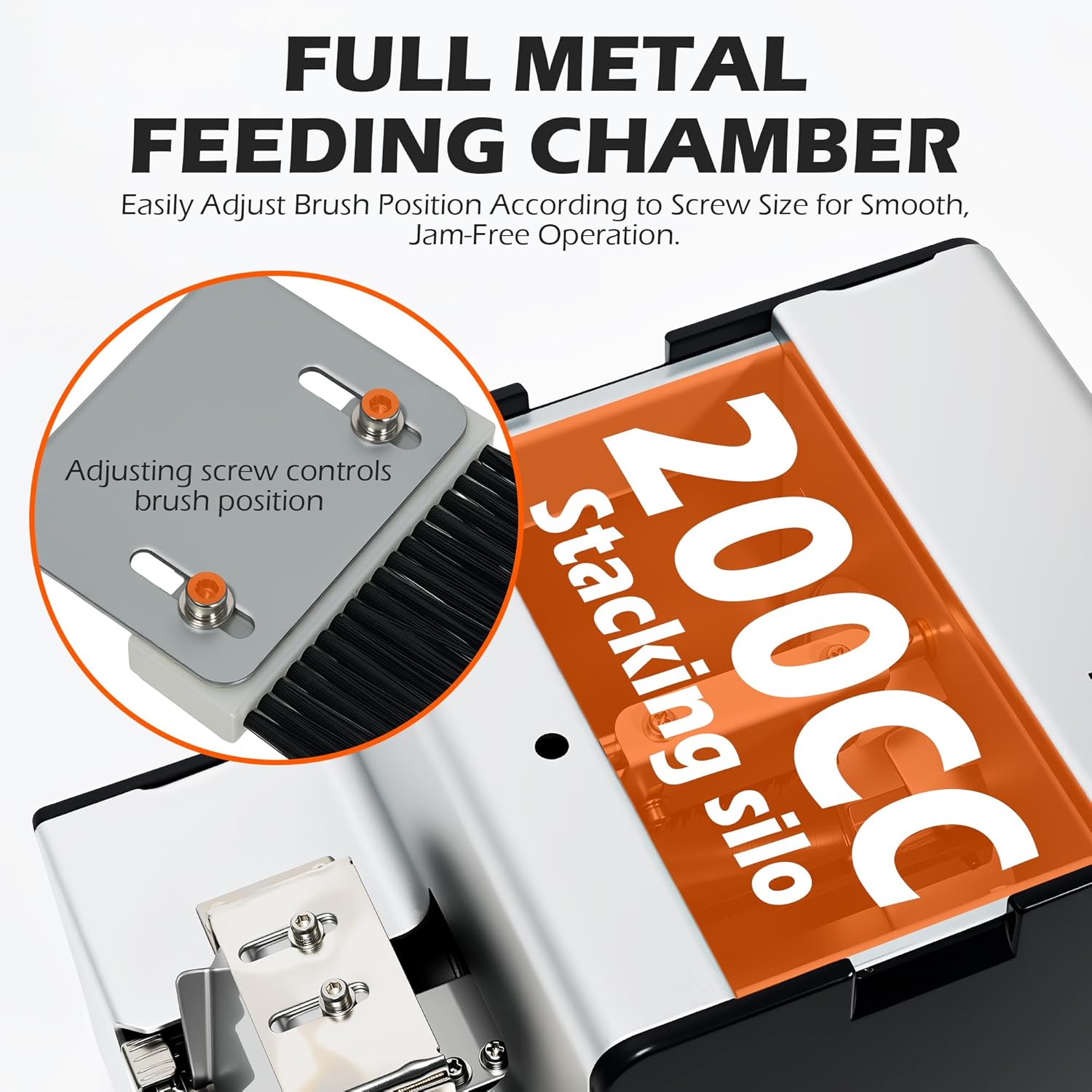 Screw Feeder Machine, Automatic Screw Dispenser Supplier, Compatible with M1.0 to M5.0 Screws Size, Screws Sorter Arranging Machine Conveyor Sorter