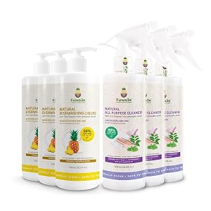 Fuwa3e Natural Dish Soap Pineapple 3 Pack All Purpose Cleaner 3 Pack
