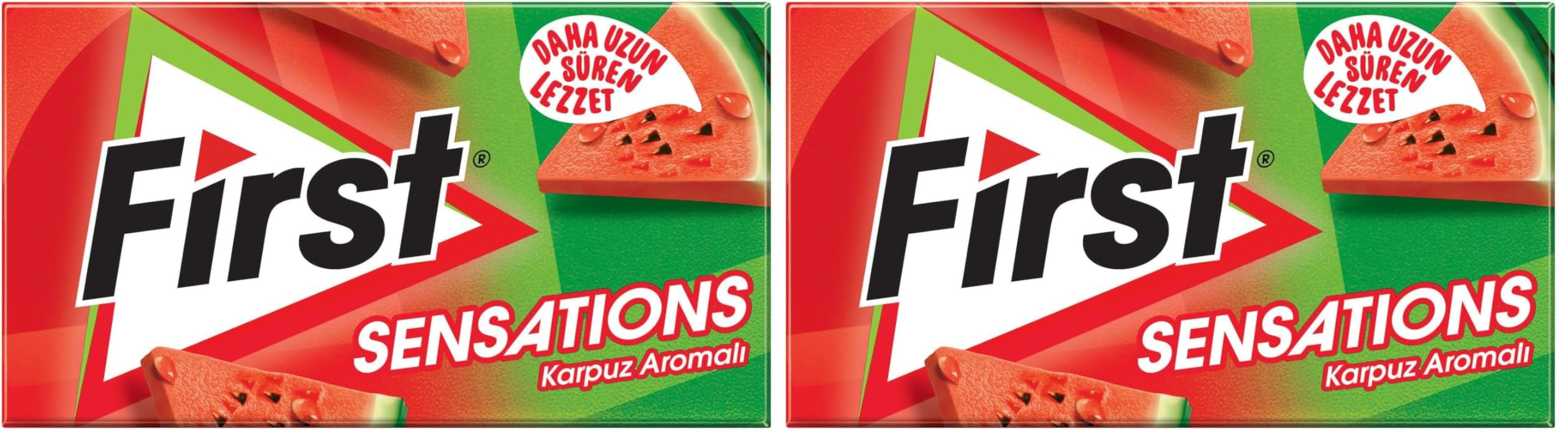 First Sensations Karpuz Aromalı Sakız 27 gr 2li paket