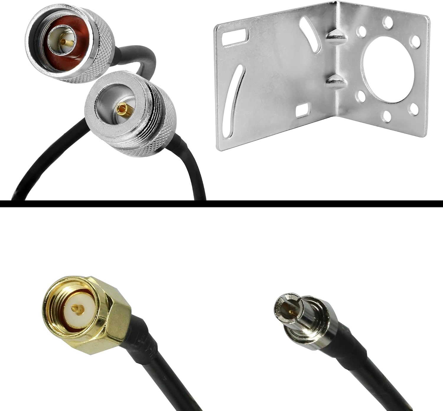 Super Deal Product Dual MIMO Wideband Directional Antenna 700-2700 MHz, 11dBi LTE 3G 4G Wide Band Fixed Mount Yagi Network Booster Complete Kit with 30 feet RG58 Cable, SMA Male to Female and TS9 Connectors