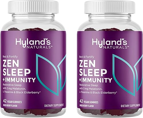 Miniatura 9 de Hyland's Naturals Rest & Fortify Zen Sleep + Immunity, 42 gomitas veganas
