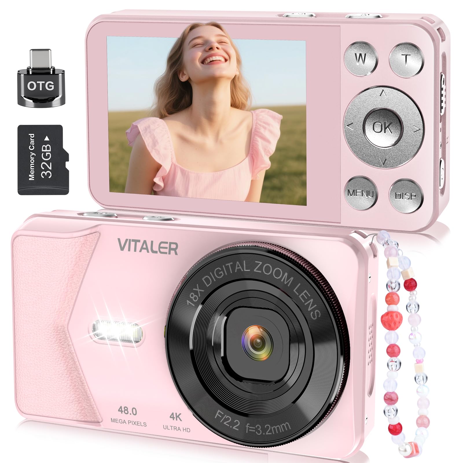 Amazon.com : Vitaler Digital Camera, Autofocus 48MP 4K Camera for