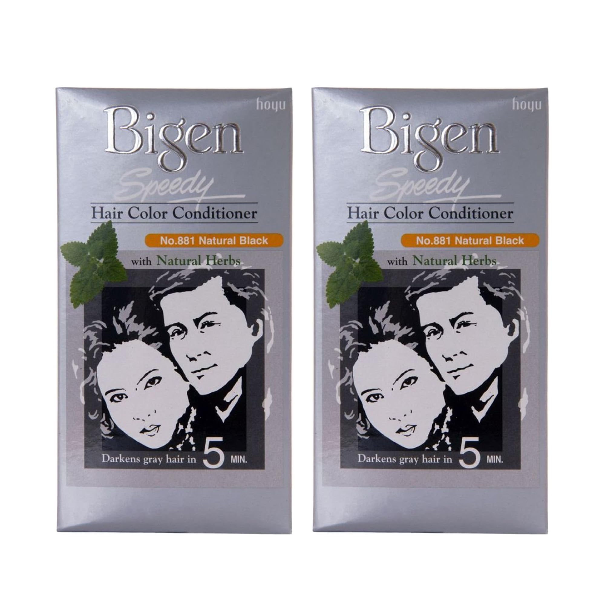 Bigen Hair Color with Conditioner - Natural Black-881 (Pack of 2)-picture-10