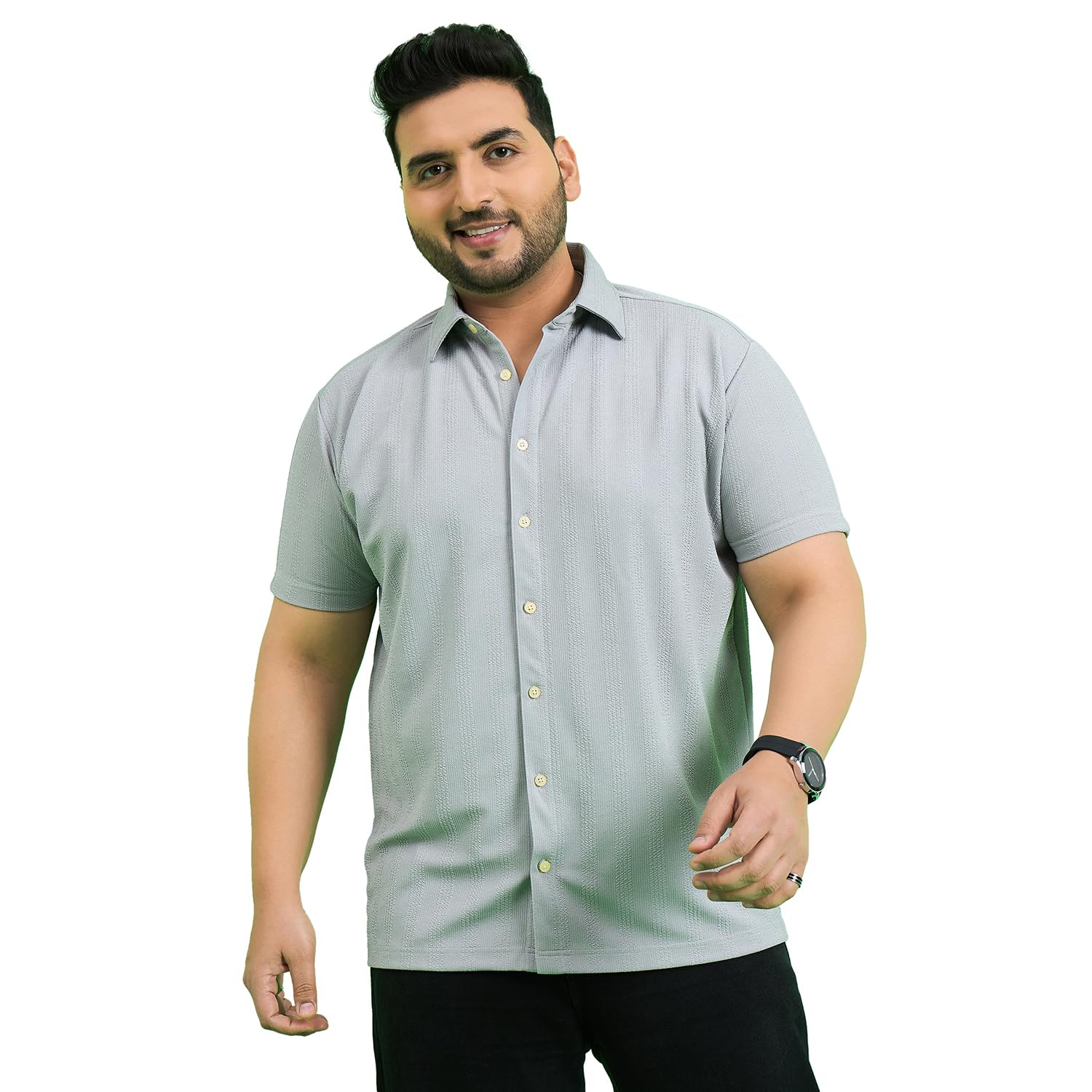 bigbanana Men's Solid Regular Fit Shirt-picture-34
