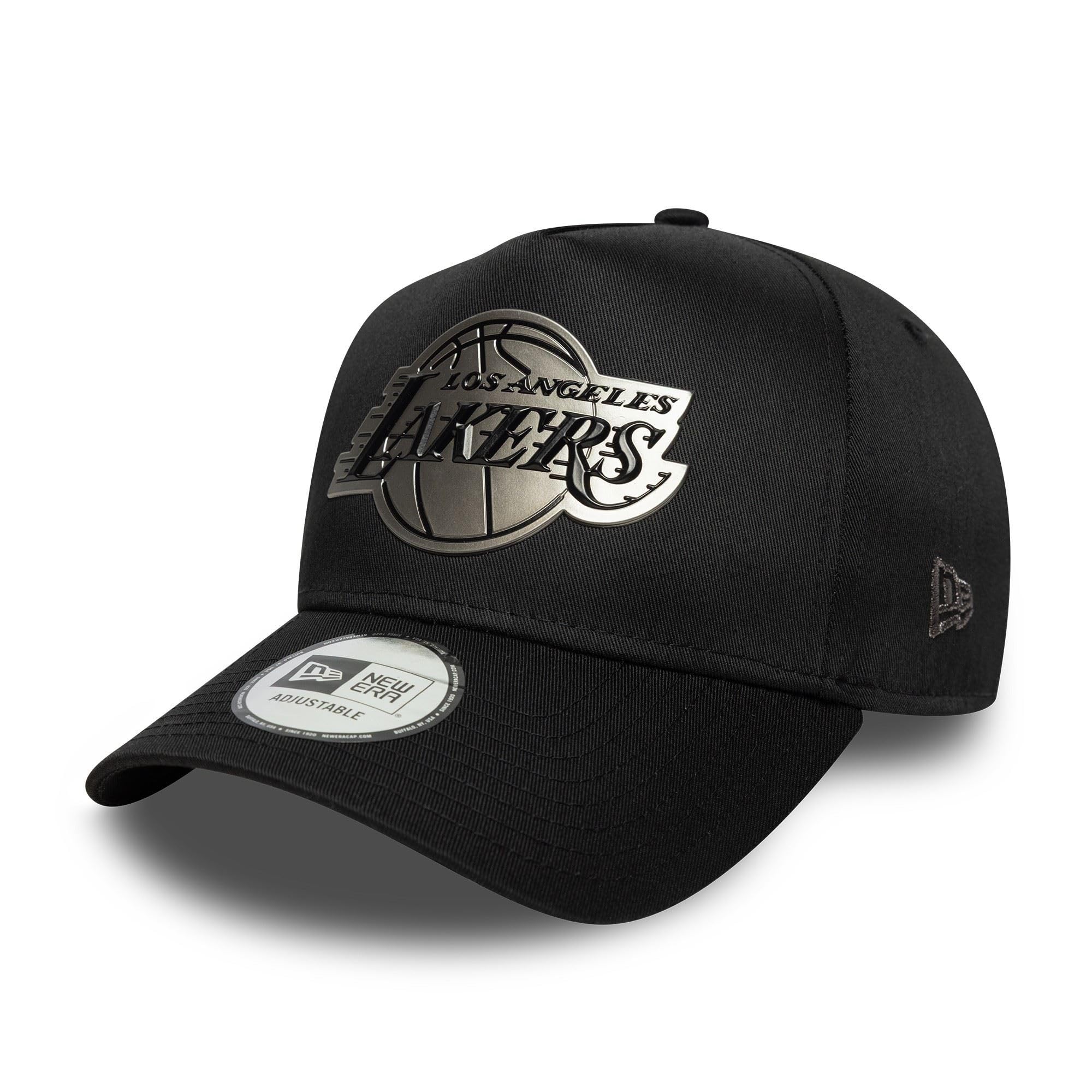 New Era Los Angeles Lakers NBA Metallic 9Forty E-Frame Cap Black โ image 1