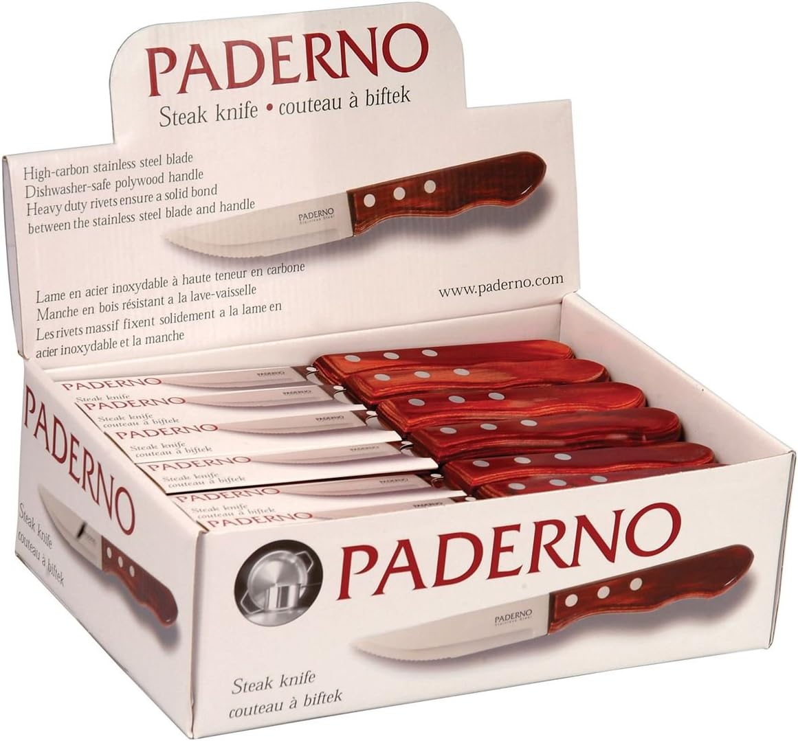 Paderno Jumbo Steak Knife Stainless Steel Amazon.ca Home