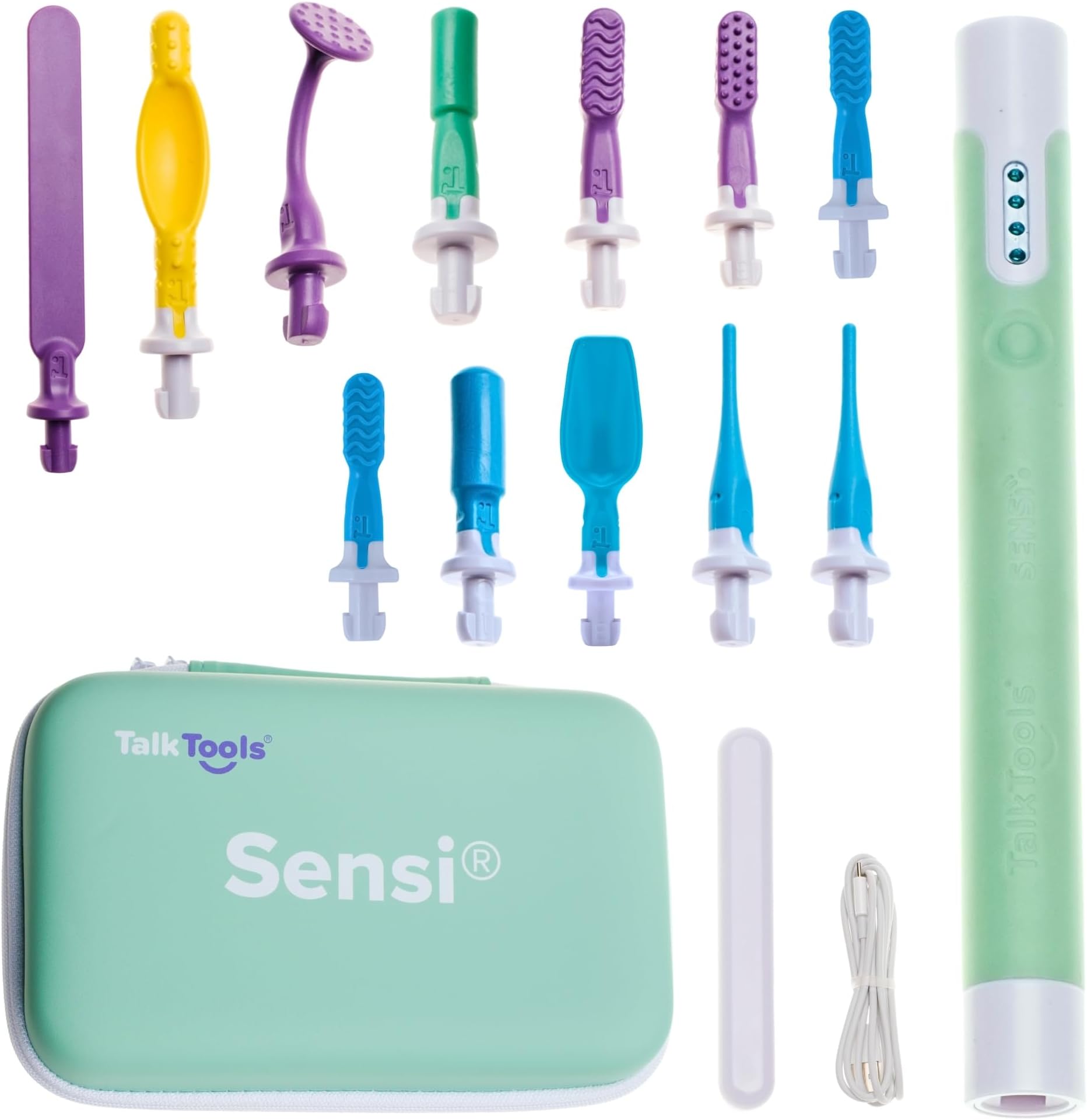 TalkTools Sensi Rechargeable: 12 TIP KIT - Pre-Feeding Kit