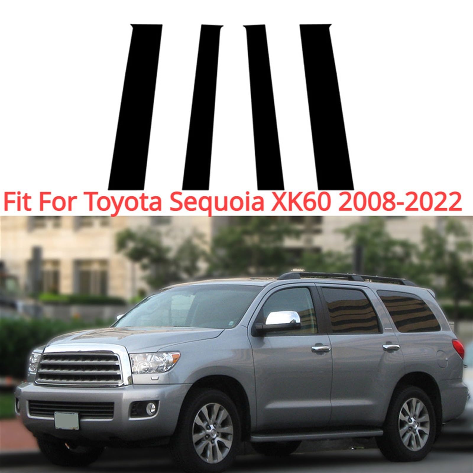 Amazon | MOTOHIRO トヨタセコイア XK60 2008-2022 XK80 2023 ピラー 